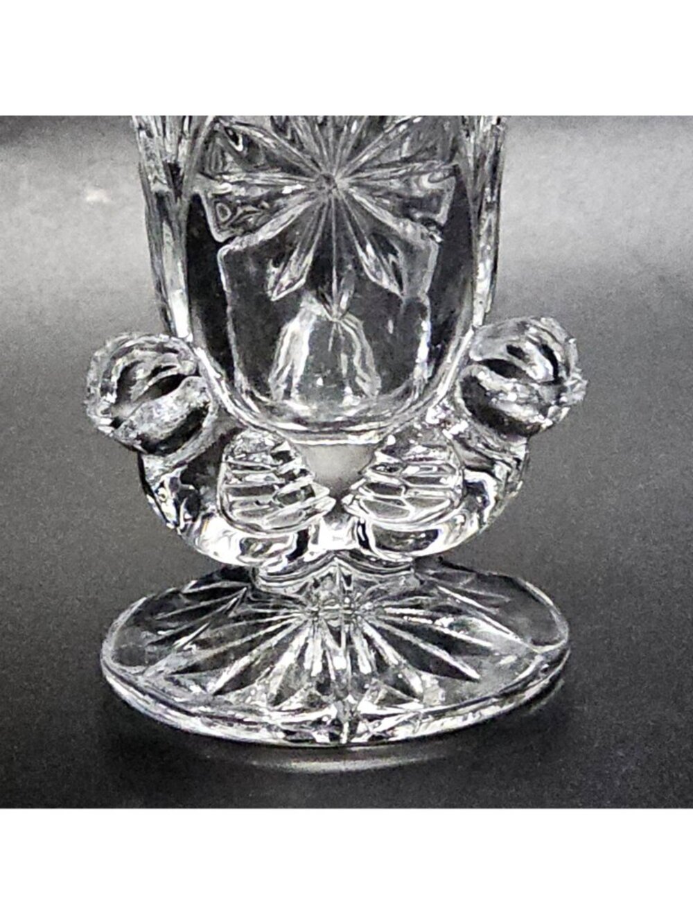 Hofbauer Byrds Crystal Bud Vase 4" German cut glass decor vintage 1990 wedding - Picture 3 of 7